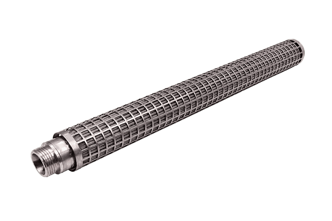 TX all-metal polymer melt candle filter