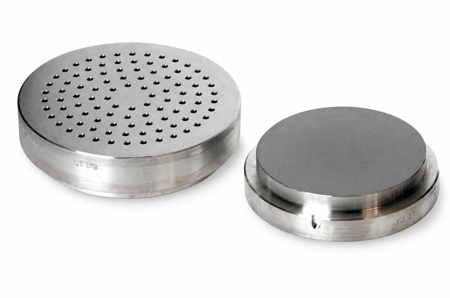Product photograph or dimensional drawing — Spinnerets