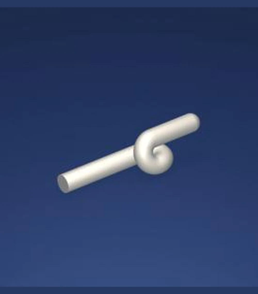 TF997-1244
BARMAG REF. 083786/7
99.7% ALUMINA · Loop Guide · Ø3 × 22.5