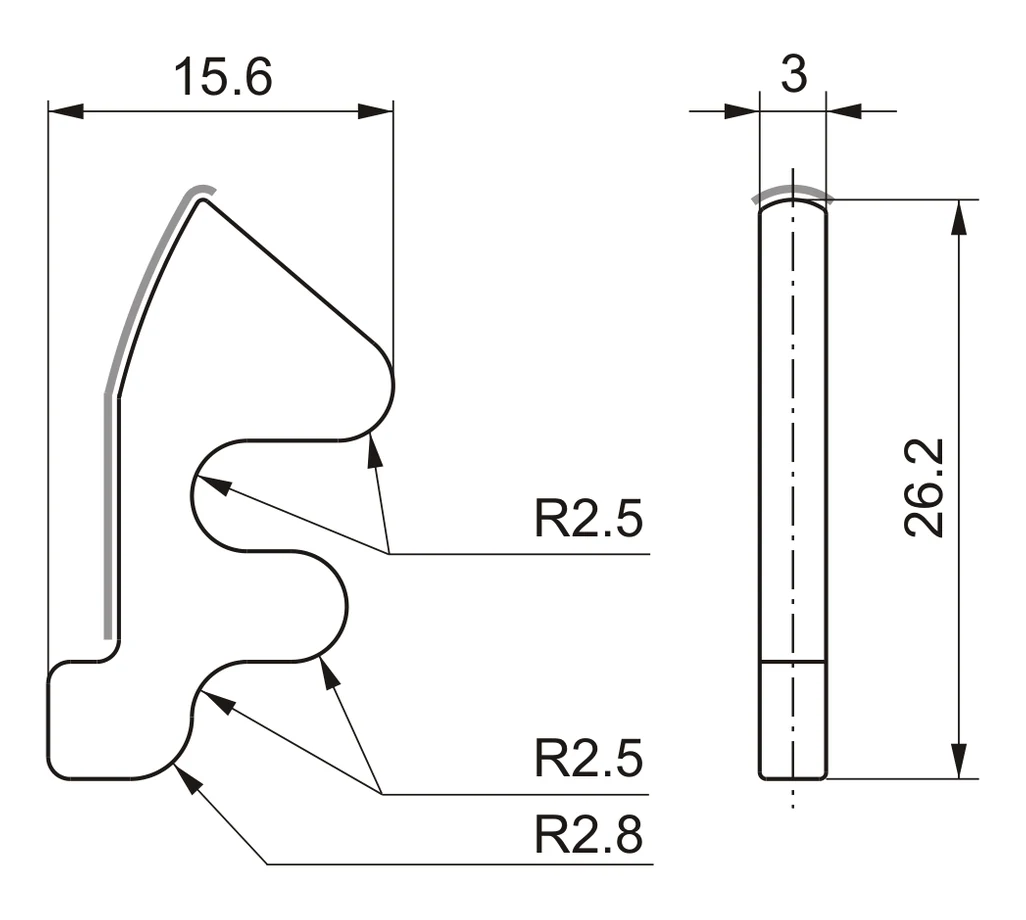 TF997-1507
99.7% ALUMINA · Precision Ceramic Guide