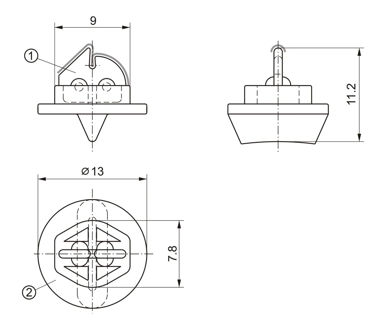 TF-1478
MATERIAL  Al₂O₃ · 99.7%
TAKE UP WINDER
TF997-1307
PLASTIC SHOE · NYLON
1111-T-1010
SIZE (mm)
W 9 · H 11.2 · Ø13 · GUIDE 7.8