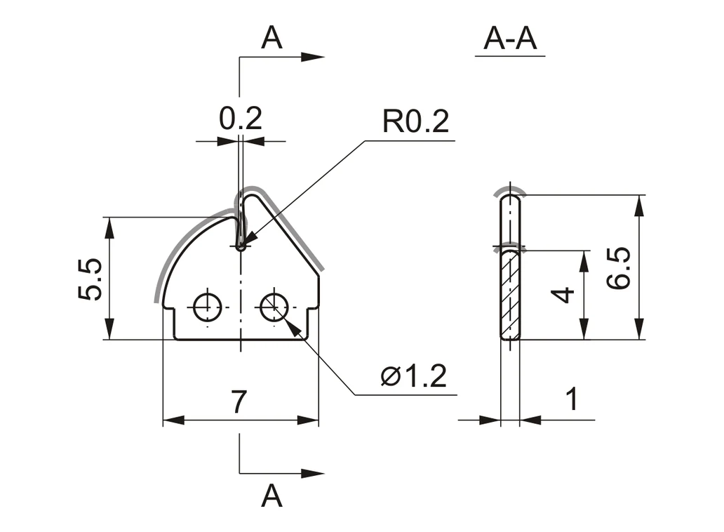 TF997-1307
99.7% ALUMINA · Precision Ceramic Guide